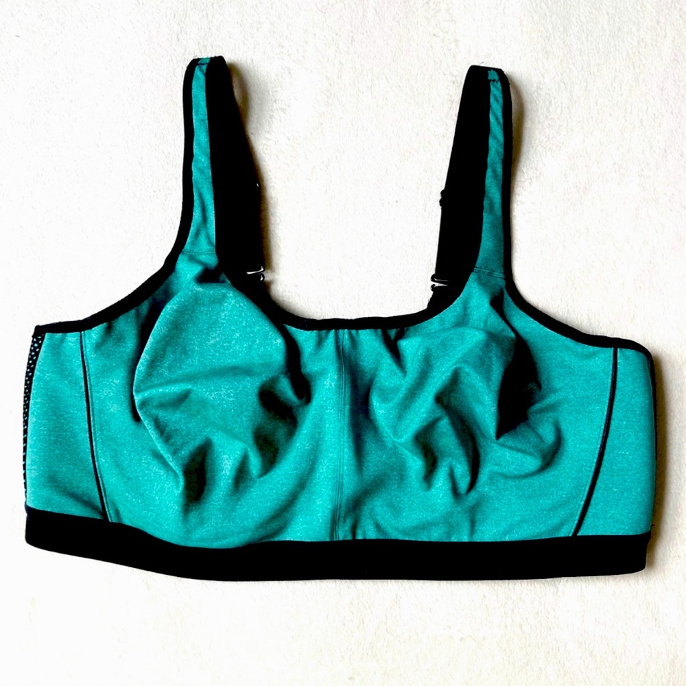 WACOAL Nordstrom Brandi High Impact‎ Underwire Sports Bra in Turquoise Teal 40DD - Picture 2 of 11